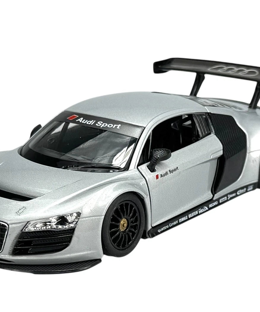 Rastar Audi R8 LMS 1:24 Scale Official Licensed Die Cast Model Car - Professional Racing Sport Car Collectible with Openable Doors, Detailed Interior for Ages 14+ Years - Perfect Gift for Car Enthusiasts and Collectors - MINIMEE KIDS