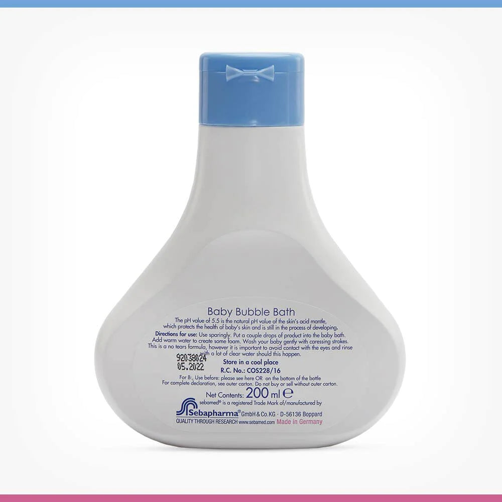 Baby Sebamed Bubble Bath for Delicate skin with Camomile- 200ml - MINIMEE KIDS