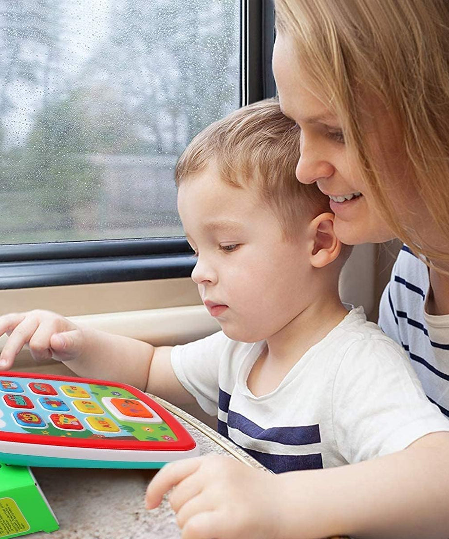 Hola Interactive Learning Tablet Toy for Babies 6 Months+ with Lights, Sounds, Alphabet, Numbers, and Animal Buttons