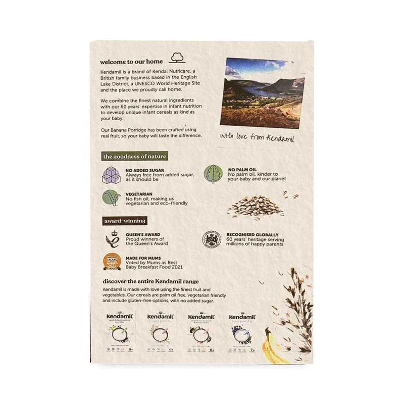 Kendamil Banana Porridge for your Baby | 4-6+months - 150g | Gentle and Nutritious First Food for Babies - MINIMEE KIDS