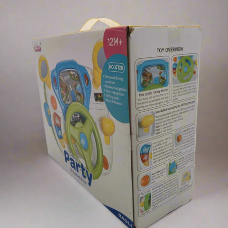 Baoli Dreaming Party Simulated Driver | Steering Wheel Toys with Light & Music for Girls & Boys | Educational Simulation Driving Toy for Ages 1-5 - MINIMEE KIDS