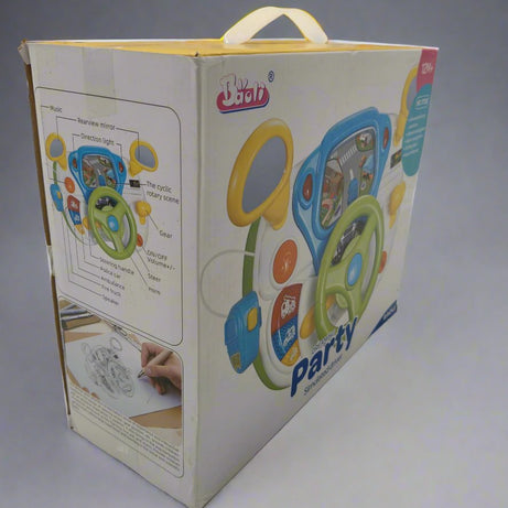 Baoli Dreaming Party Simulated Driver | Steering Wheel Toys with Light & Music for Girls & Boys | Educational Simulation Driving Toy for Ages 1-5 - MINIMEE KIDS