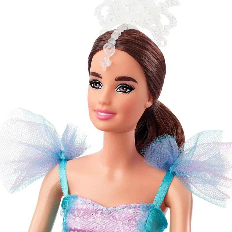 Barbie Signature Ballet Wishes™ Doll – 12-Inch Brunette Ballerina with Tutu, Pointe Shoes, Tiara – Perfect Gift for Young Dancers and Collectors – JCW44