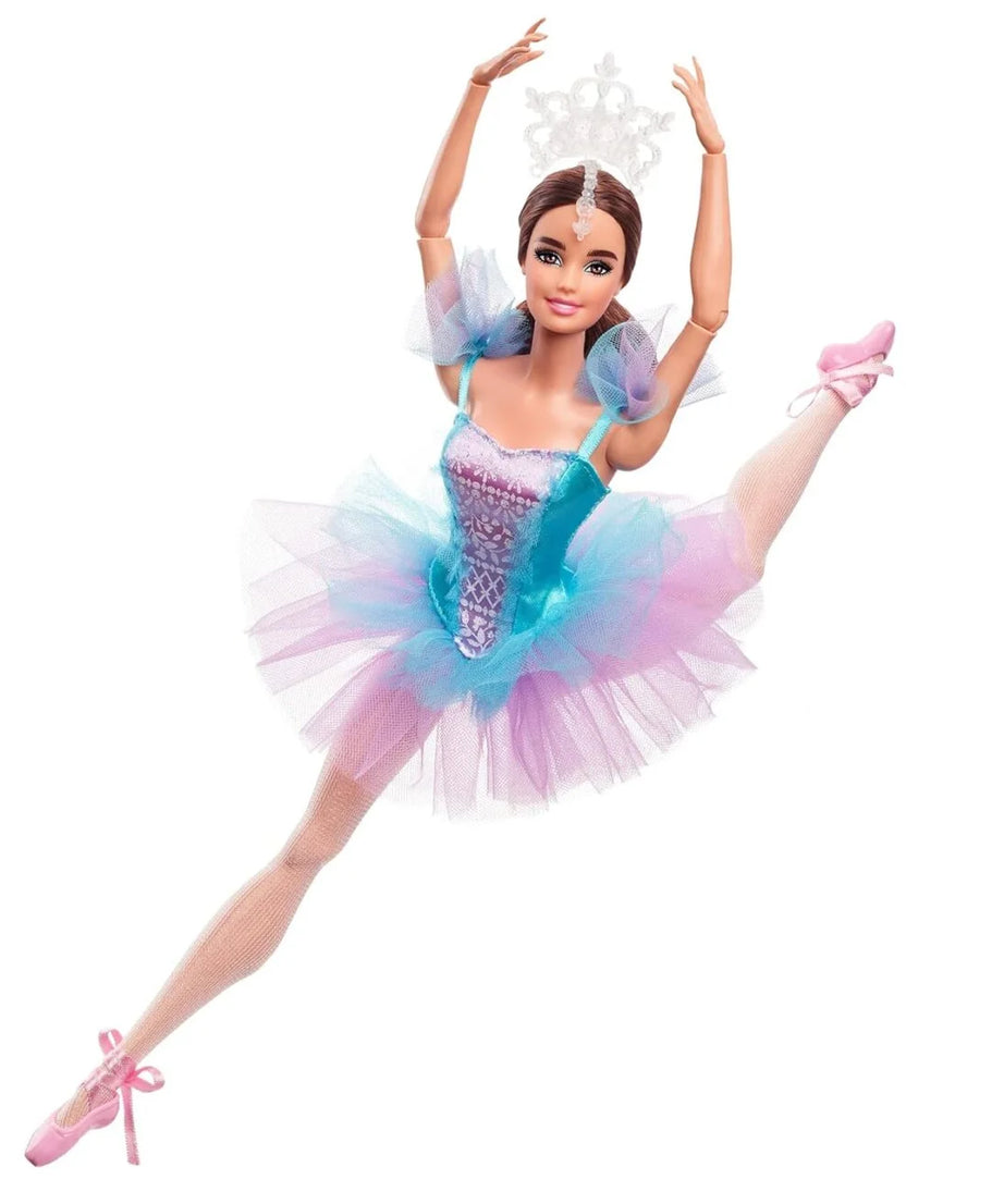 Barbie Signature Ballet Wishes™ Doll – 12-Inch Brunette Ballerina with Tutu, Pointe Shoes, Tiara – Perfect Gift for Young Dancers and Collectors – JCW44 - MINIMEE KIDS