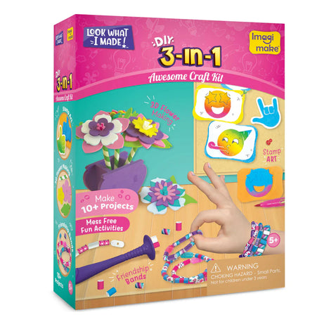 imagi make DIY 3-in-1 Awesome Craft Kit