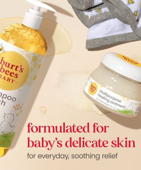 Burt’s Bees Baby Multipurpose Healing Ointment – 100% Natural Petroleum-Free Moisturizer with Shea Butter, Beeswax & Coconut Oil – Gentle Skin Barrier for Dryness & Irritation – Made in USA – 212.6g