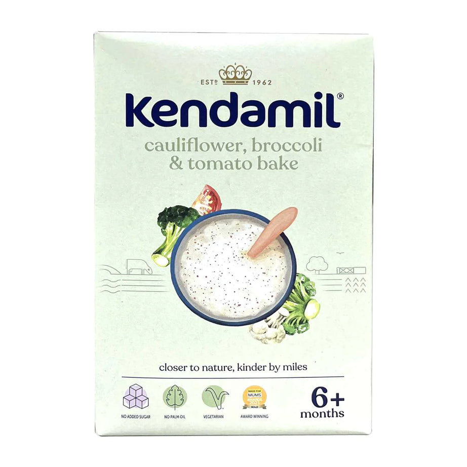 Kendamil Cauliflower Broccoli & Tomato Bake Cereal for your Baby 6+months - 150g - MINIMEE KIDS