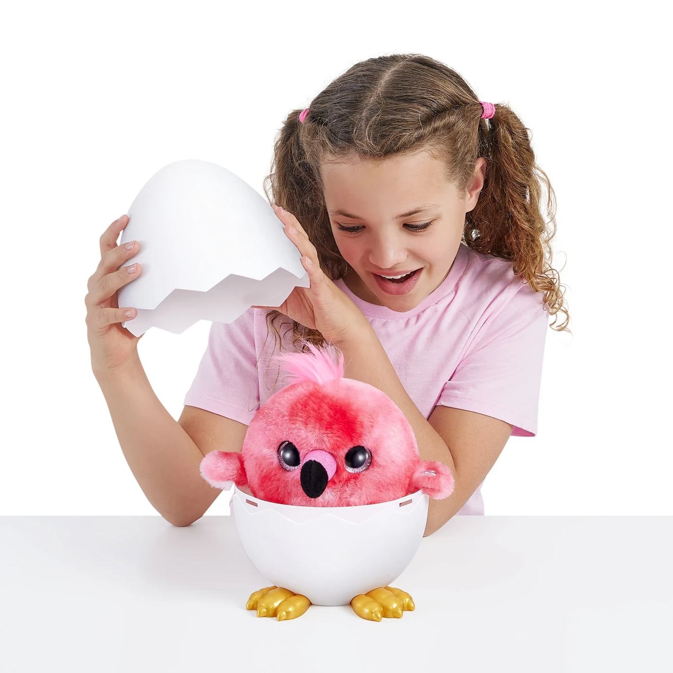 ZURU Pets Alive Chirpy Birds | Electronic Pet That Speaks with Giant Surprise Egg, Stickers, Comb, and Fluffy Clay