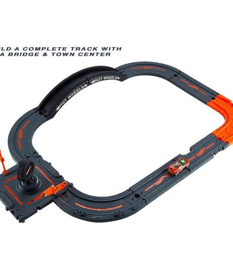Hot Wheels City Expansion Track Pack | 10-Piece Track Set With 1 Car | Build & Expand Your Hot Wheels City | 4+ Years - HDN95