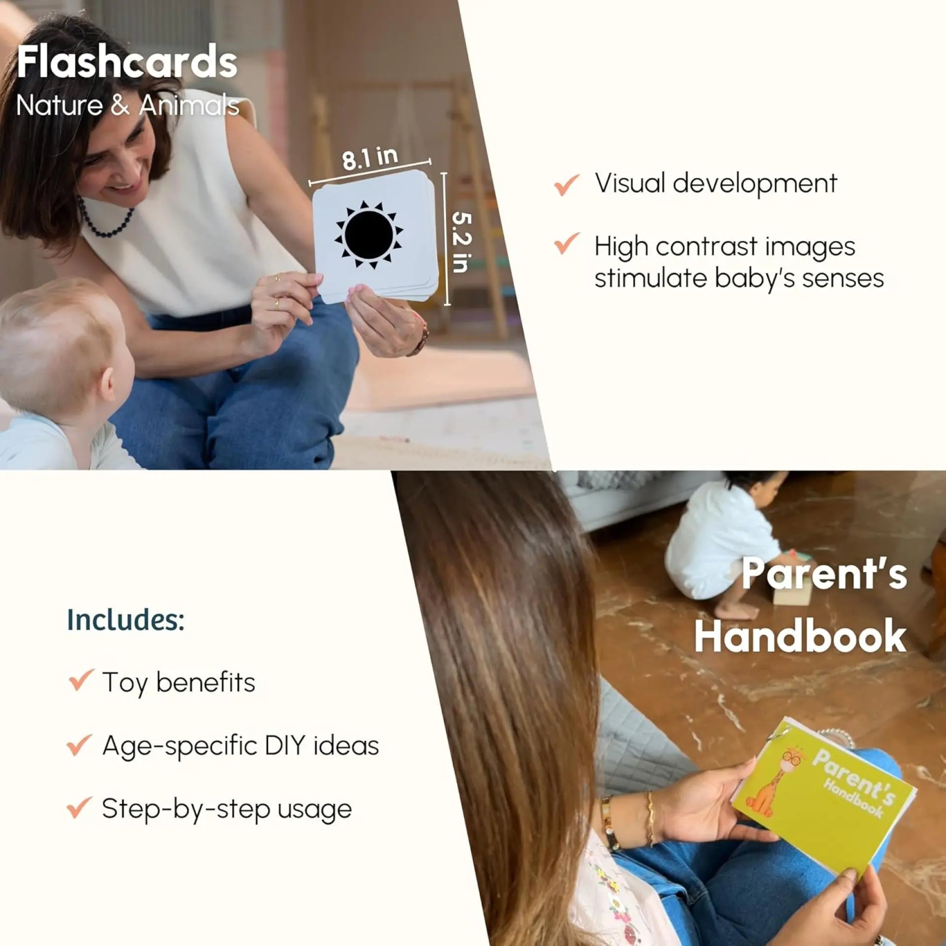 Curious Cub Play & Learn Montessori Kit | Level 2 for 3 Months+ | 10 Engaging Toys | Sensory, Fine Motor & Cognitive Development | Made in India