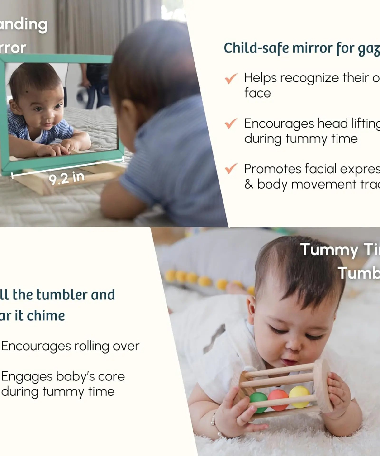 Curious Cub Play & Learn Montessori Kit | Level 2 for 3 Months+ | 10 Engaging Toys | Sensory, Fine Motor & Cognitive Development | Made in India - MINIMEE KIDS