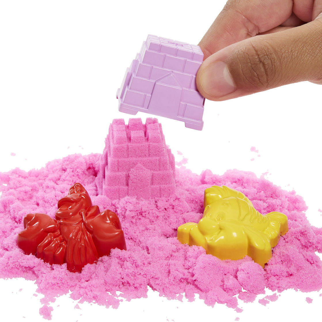 Disney Princess Swim and Sand Ariel Doll – Little Barbie Mermaid Toy with Shell Pool, Moldable Sand, Sand Molds & 5 Accessories for Kids 3+ Years