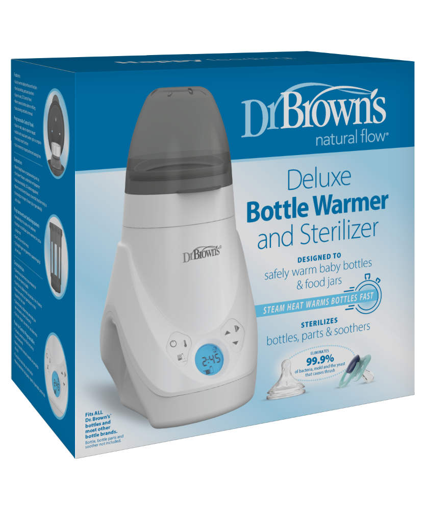 Dr Brown's Natural Flow Deluxe Bottle Warmer and Sterilizer for bootles, parts & Soothers - MINIMEE KIDS