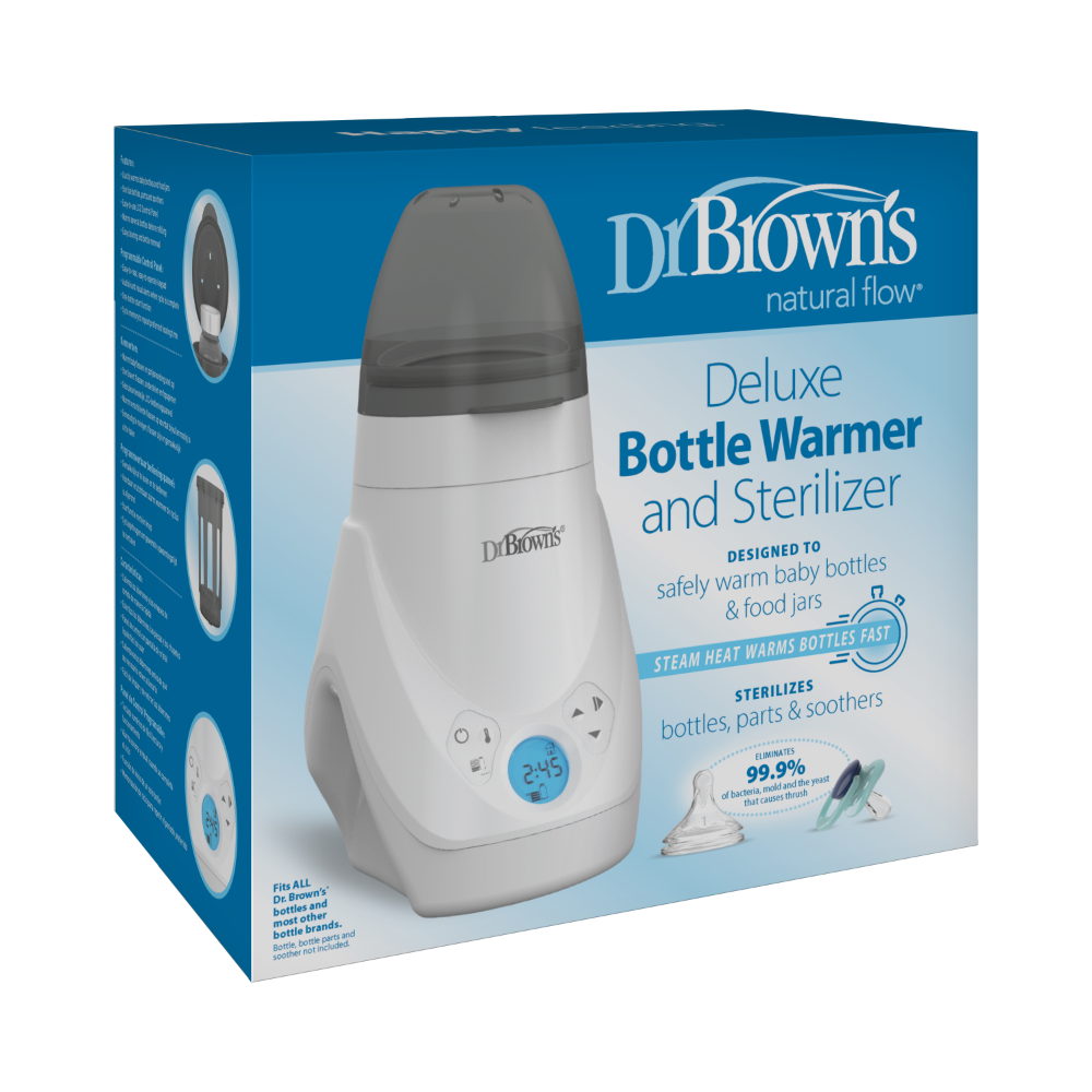 Dr Brown's Natural Flow Deluxe Bottle Warmer and Sterilizer for bootles, parts & Soothers