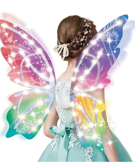 Dream Light Wings | Flap Wings with Music & Light | Enchanting Butterfly Wings with Music and Lights for Magical Playtime - MINIMEE KIDS