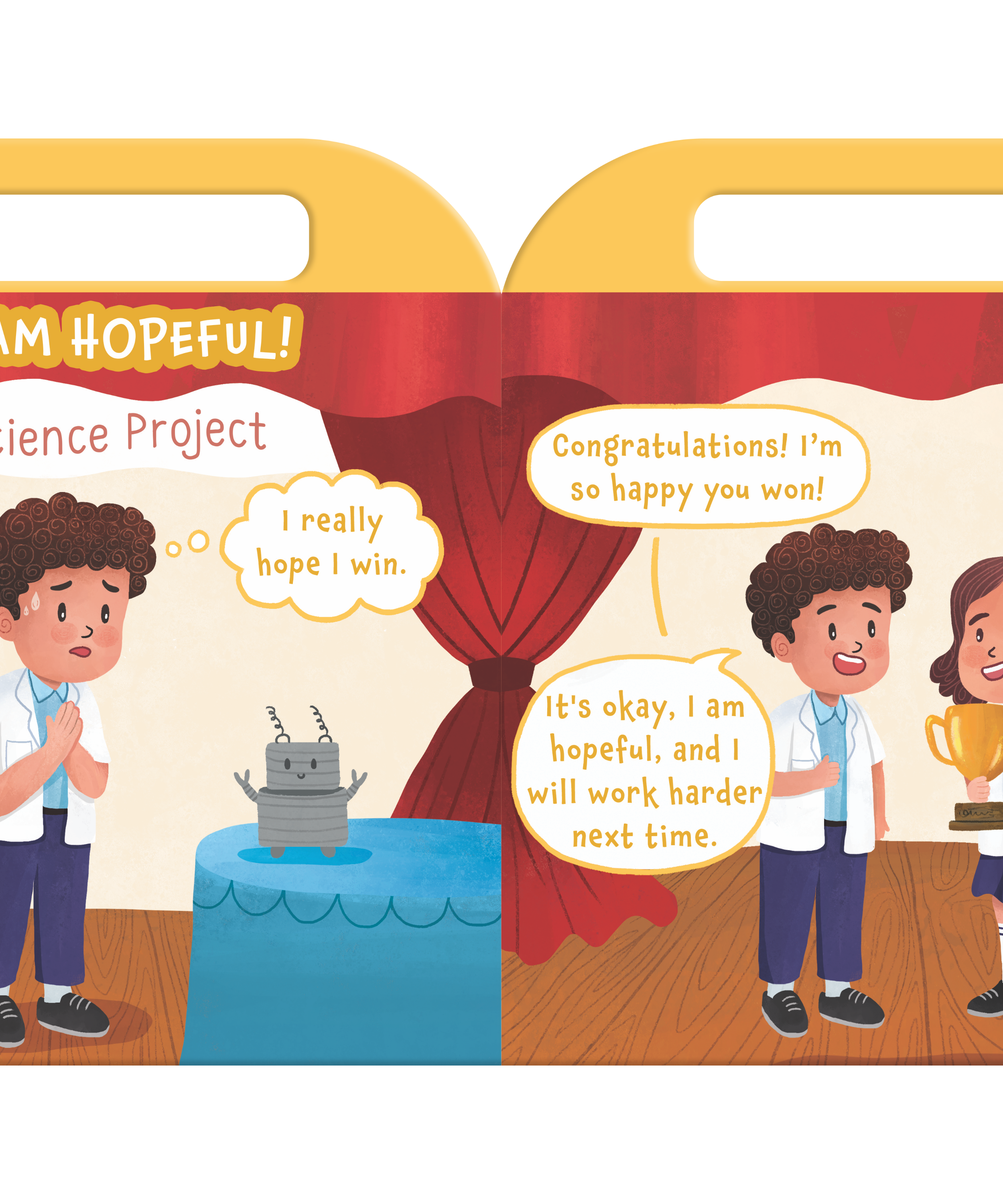 My Carry-Along Book of Emotions – Interactive Toddler Board Book with Built-In Handle for Emotional Intelligence, Feelings Management, and Early Learning