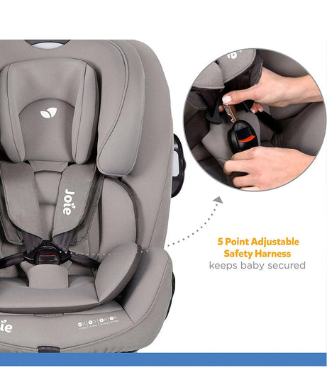 Joie Every Stage FX 4-in-1 Car Seat - From Birth to 12 Years (Up to 36 Kg) - Grey Flannel - MINIMEE KIDS
