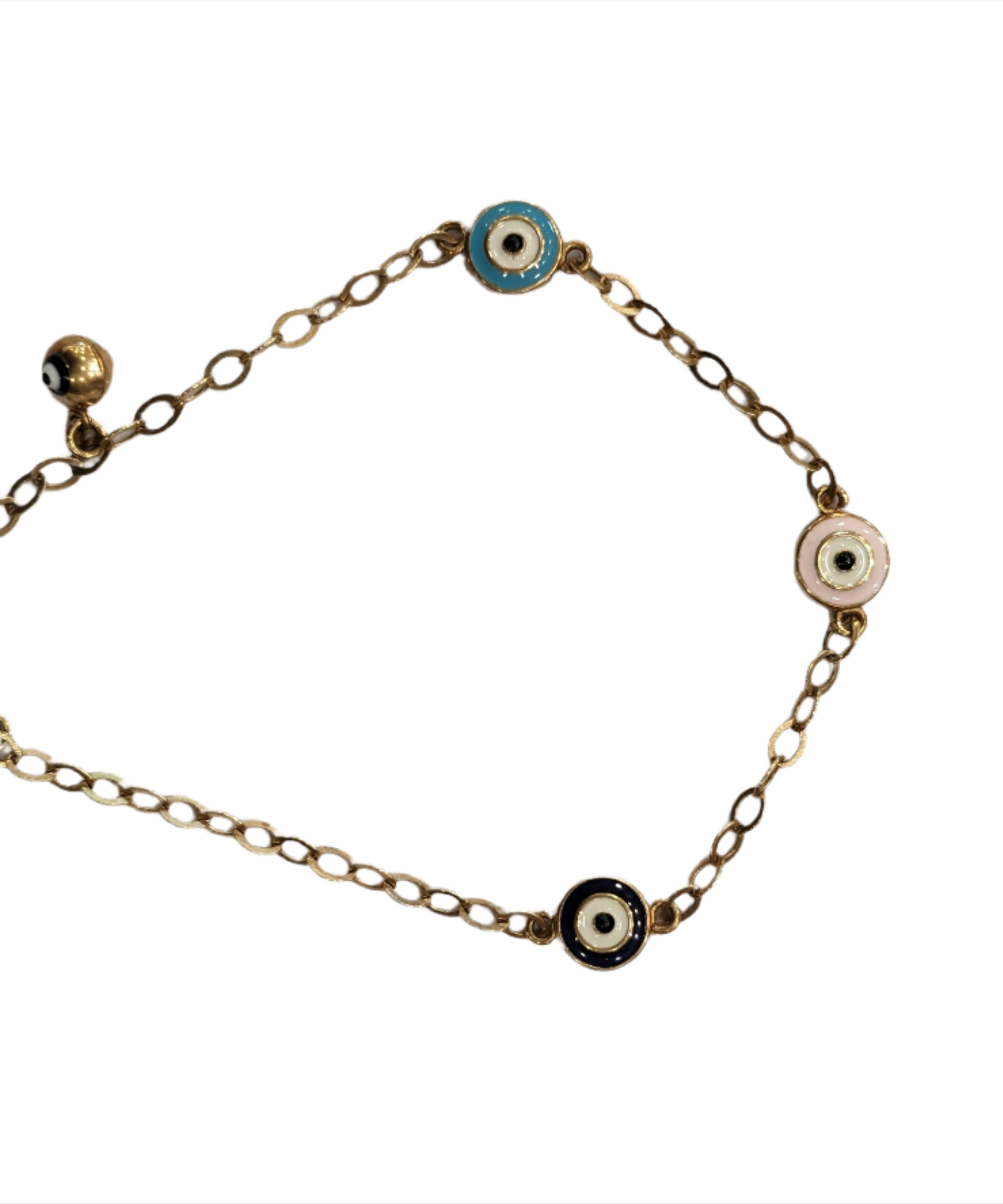 Evil Eye Protective & Stylish Bracelet for Kids - 18k Gold
