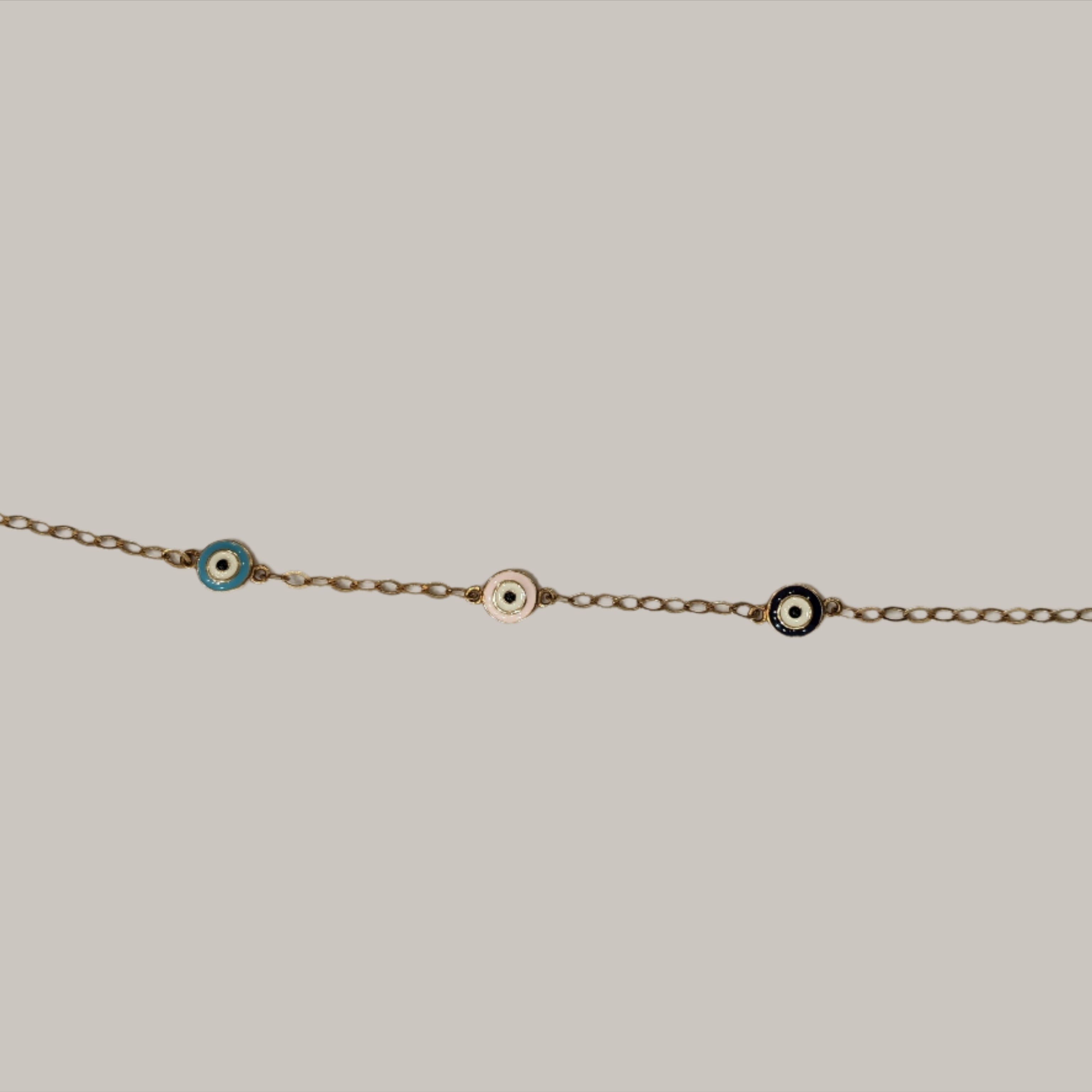 Evil Eye Protective & Stylish Bracelet for Kids - 18k Gold