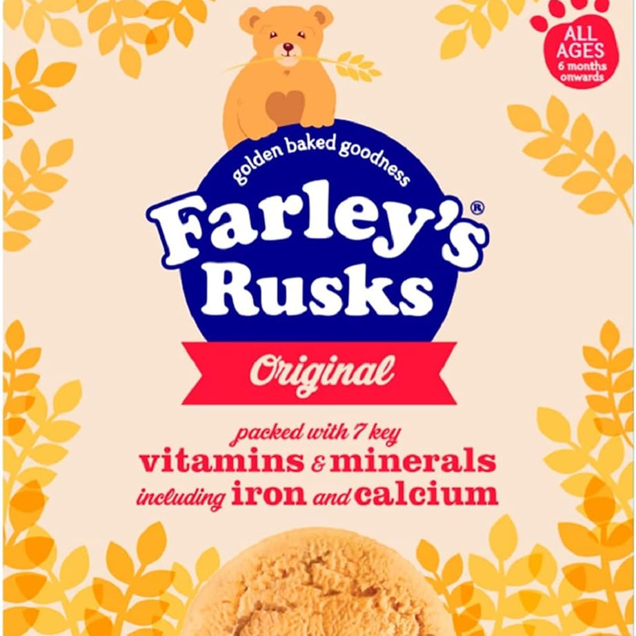 Heinz Farley's Rusks Original for All Kids from 6 Months onwards - 300g