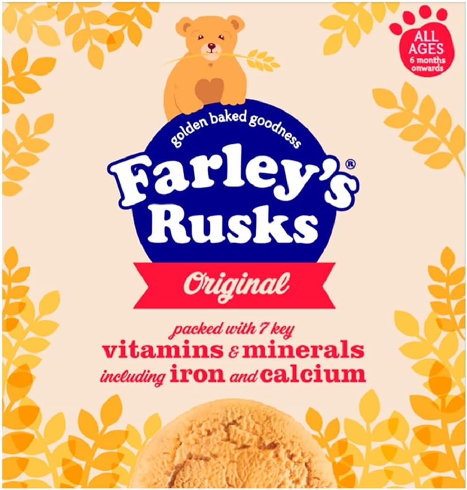 Heinz Farley's Rusks Original for All Kids from 6 Months onwards - 300g