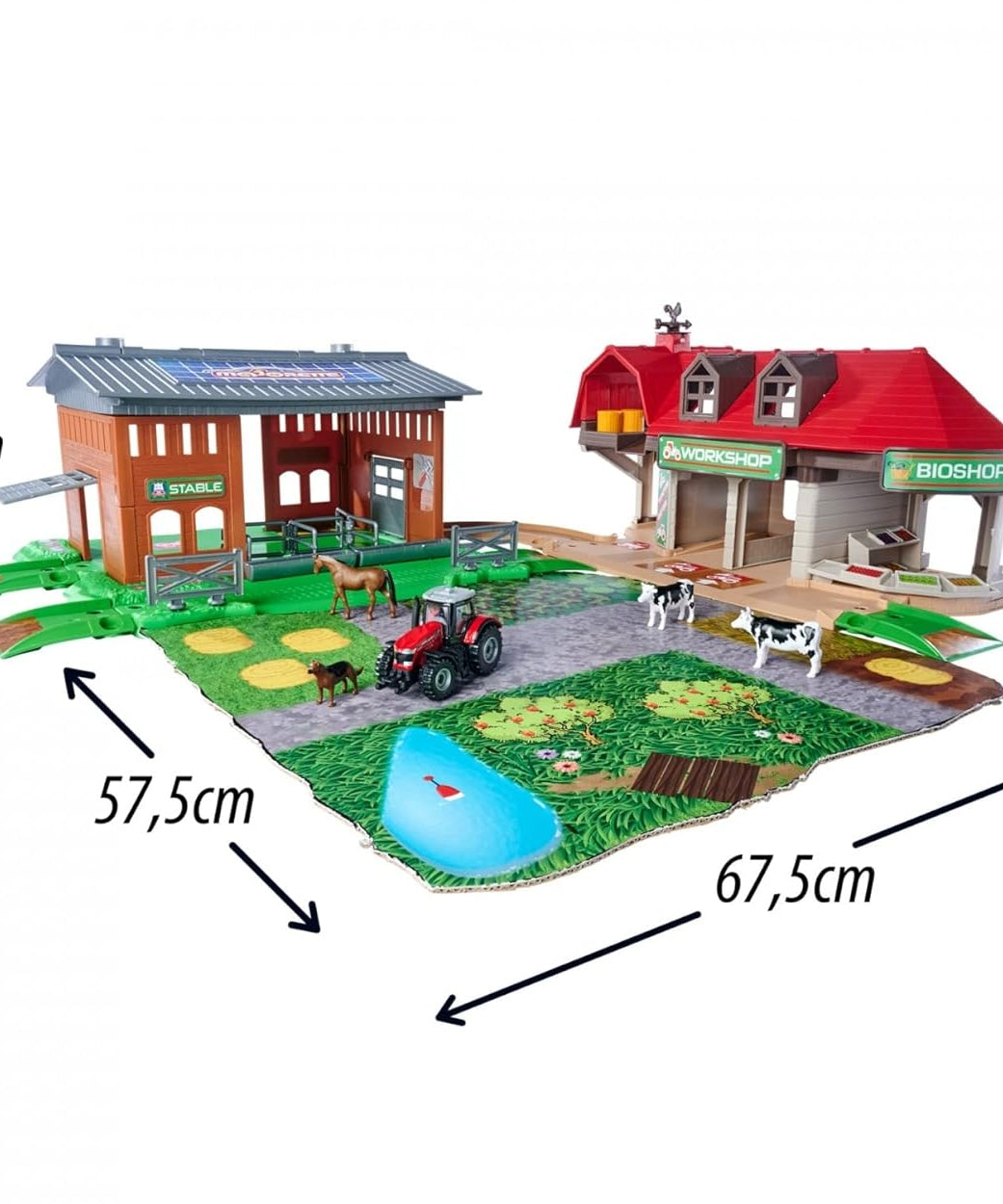 Majorette Creatix Farm Feature-Packed Toy Farm Set With Barn, Tractor, Animals & Accessories for Kids Aged 5+ | Multicolor