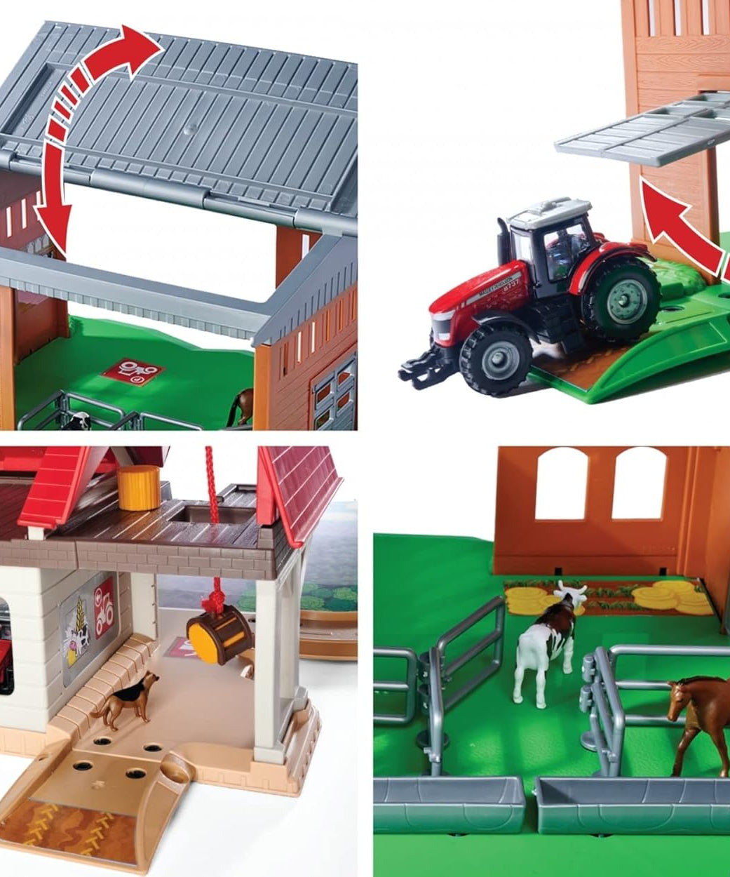 Majorette Creatix Farm Feature-Packed Toy Farm Set With Barn, Tractor, Animals & Accessories for Kids Aged 5+ | Multicolor