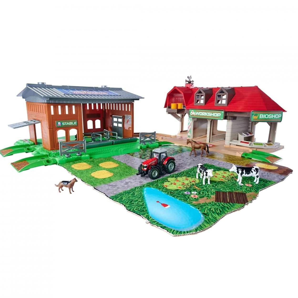 Majorette Creatix Farm Feature-Packed Toy Farm Set With Barn, Tractor, Animals & Accessories for Kids Aged 5+ | Multicolor