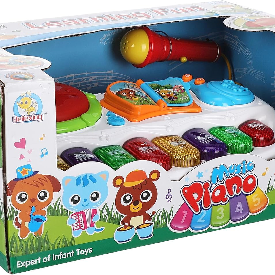 FiveStar Learning Fun Music Piano with Music and Lights for Kids