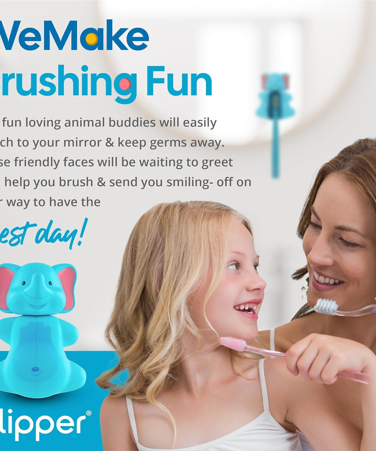 Flipper Fun Animal ToothBrush & Toothbrush Cover Set - Dog - MINIMEE KIDS