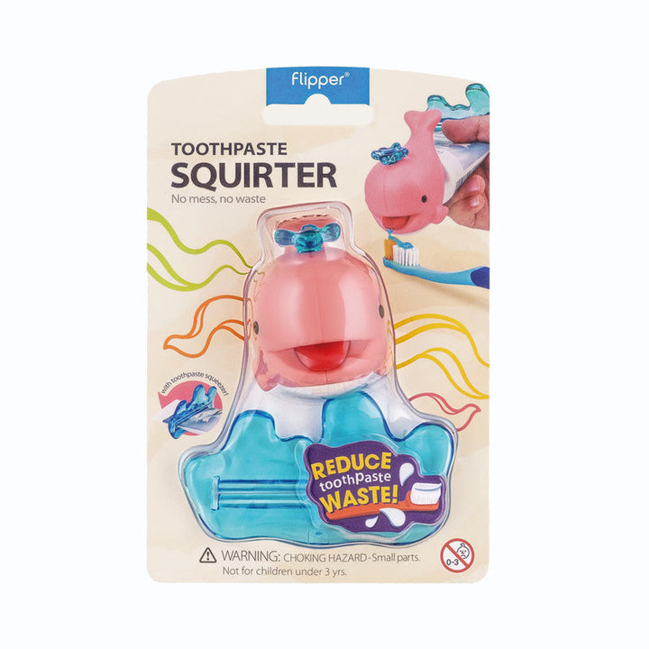 Flipper Whale Toothpaste Squirter Multicolor Age- 3 Years & Above (Color May Vary)