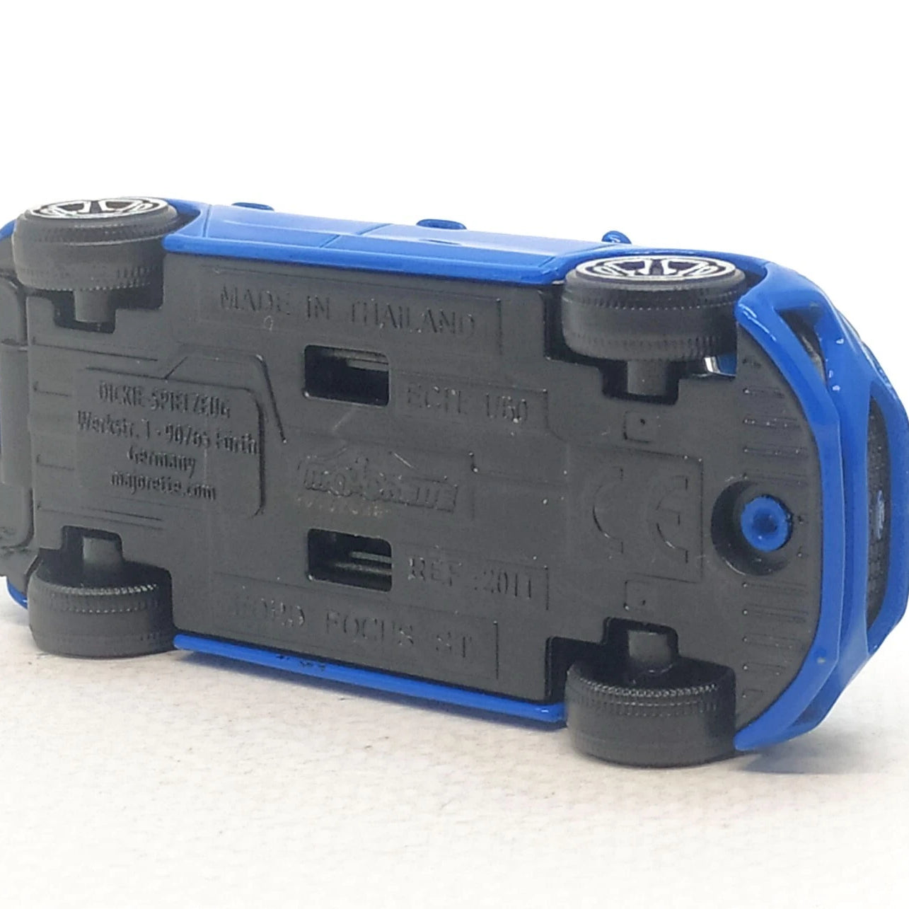 Majorette Street Cars Ford Focus ST | Officially Licensed Blue Die-Cast Metal Hot Hatch, Realistic 1:64 Scale Model for Kids and Collectors Aged 3+