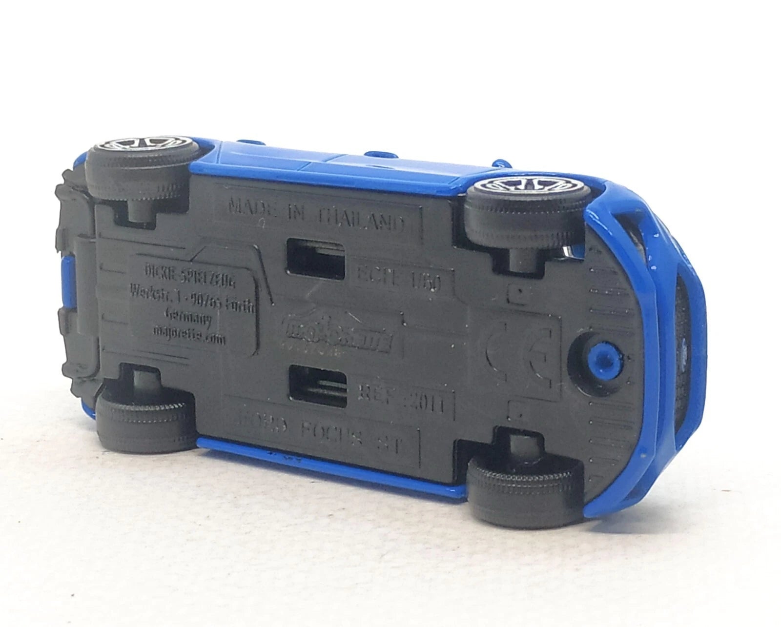 Majorette Street Cars Ford Focus ST | Officially Licensed Blue Die-Cast Metal Hot Hatch, Realistic 1:64 Scale Model for Kids and Collectors Aged 3+