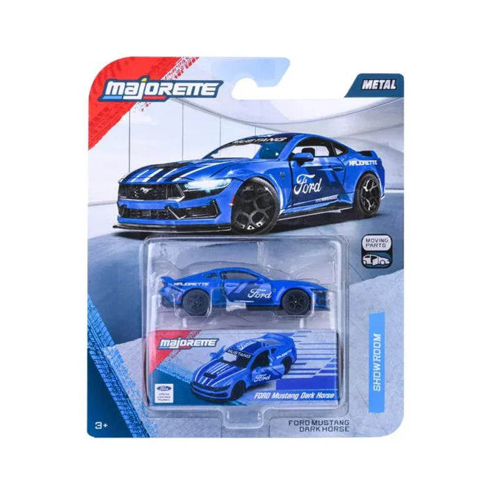 Majorette Showroom Deluxe Die-Cast Car Collection – Premium Metal Collectible Cars with Moving Parts | Assorted Licensed Models | Rubber Tires | Collector Box | 3+ Years