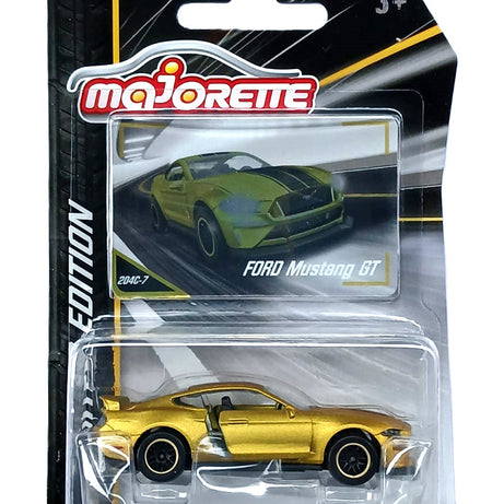 Majorette Limited Edition 9 Die-Cast Cars | 1:64 Scale Black & Gold Collector Series | Includes Audi Q4 e-tron, Porsche 917, Dodge Charger R/T & More | Pack of 1 | For Ages 3+