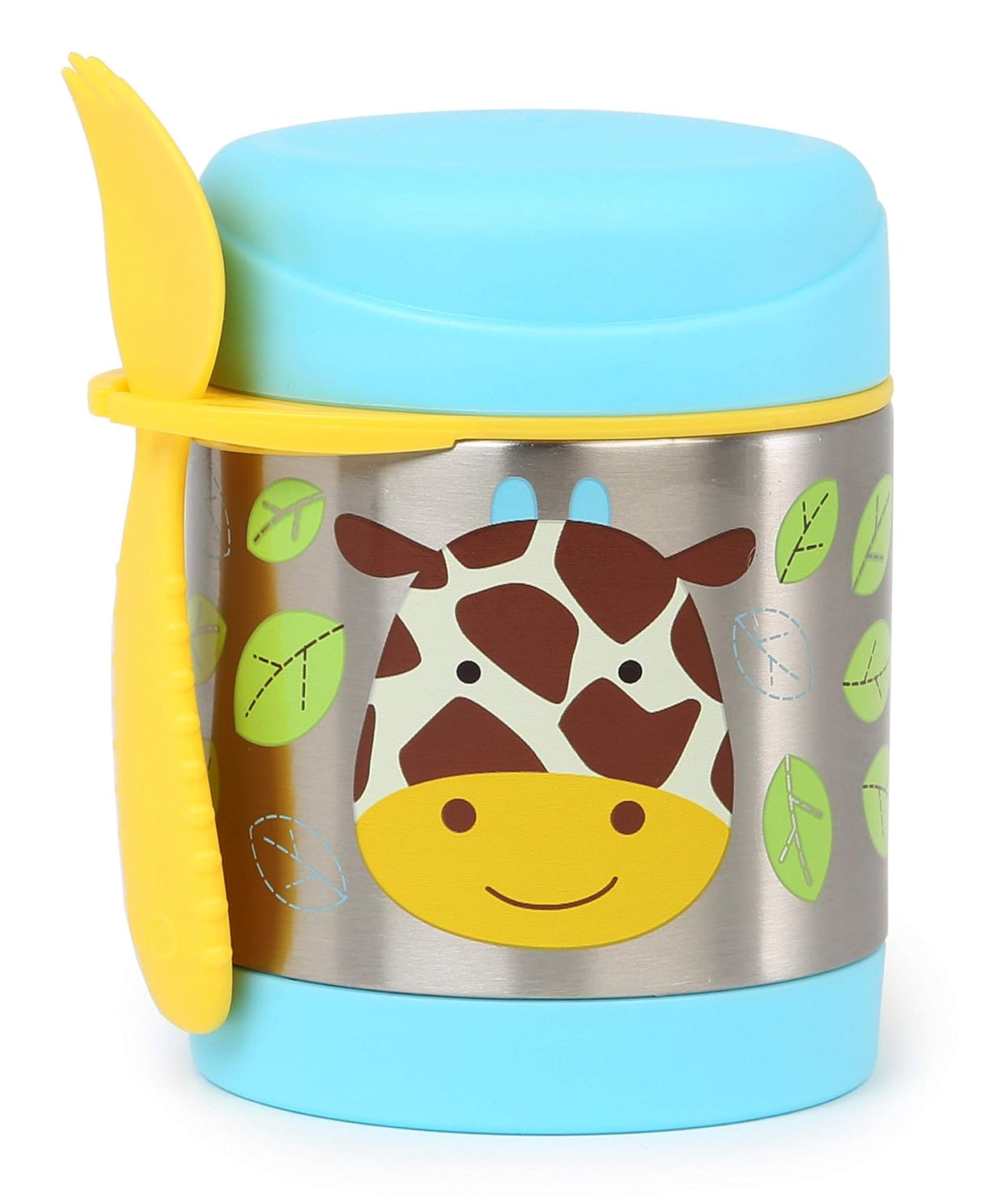 Skip Hop Zoo Insulated Stainless Steel Food Jar | BPA Free, 325ml, Keeps Food Cold for 5 Hours & Warm for 7 Hours