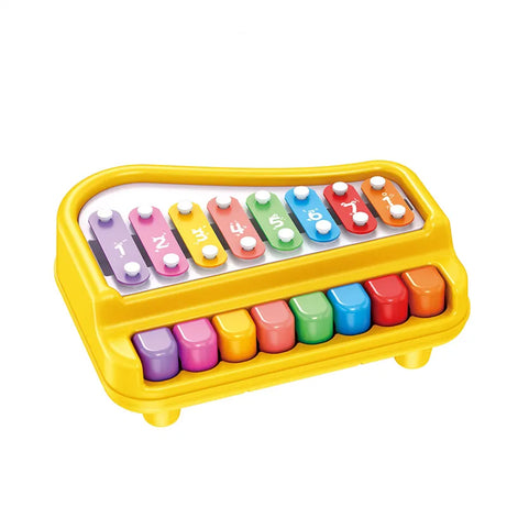 Huanger Vocal Piano Musical Learning Xylophone Keyboard Toy for 18+ Months Kids - Multi-Color - MINIMEE KIDS