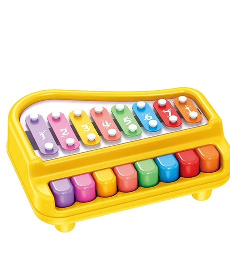 Huanger Vocal Piano Musical Learning Xylophone Keyboard Toy for 18+ Months Kids - Multi-Color - MINIMEE KIDS
