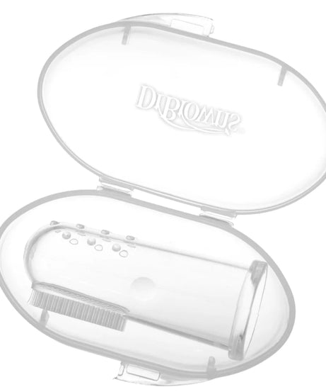 DR. BROWN'S SILICONE FINGER TOOTHBRUSH WITH CASE - MINIMEE KIDS