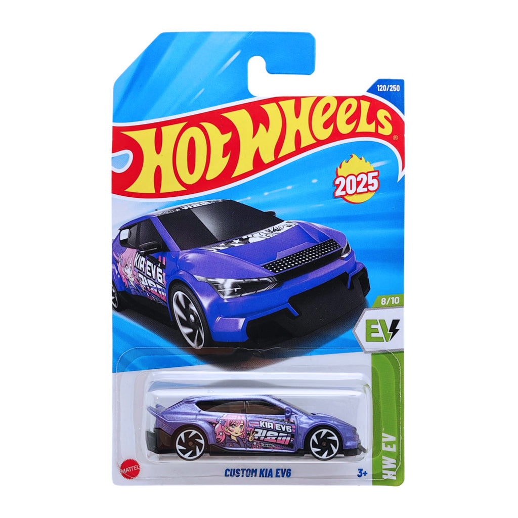 Hot Wheels 2-Car Collector Set: Custom Kia EV6 & Porsche 911 Clip | 1:64 Die-Cast | Minimee Kids India