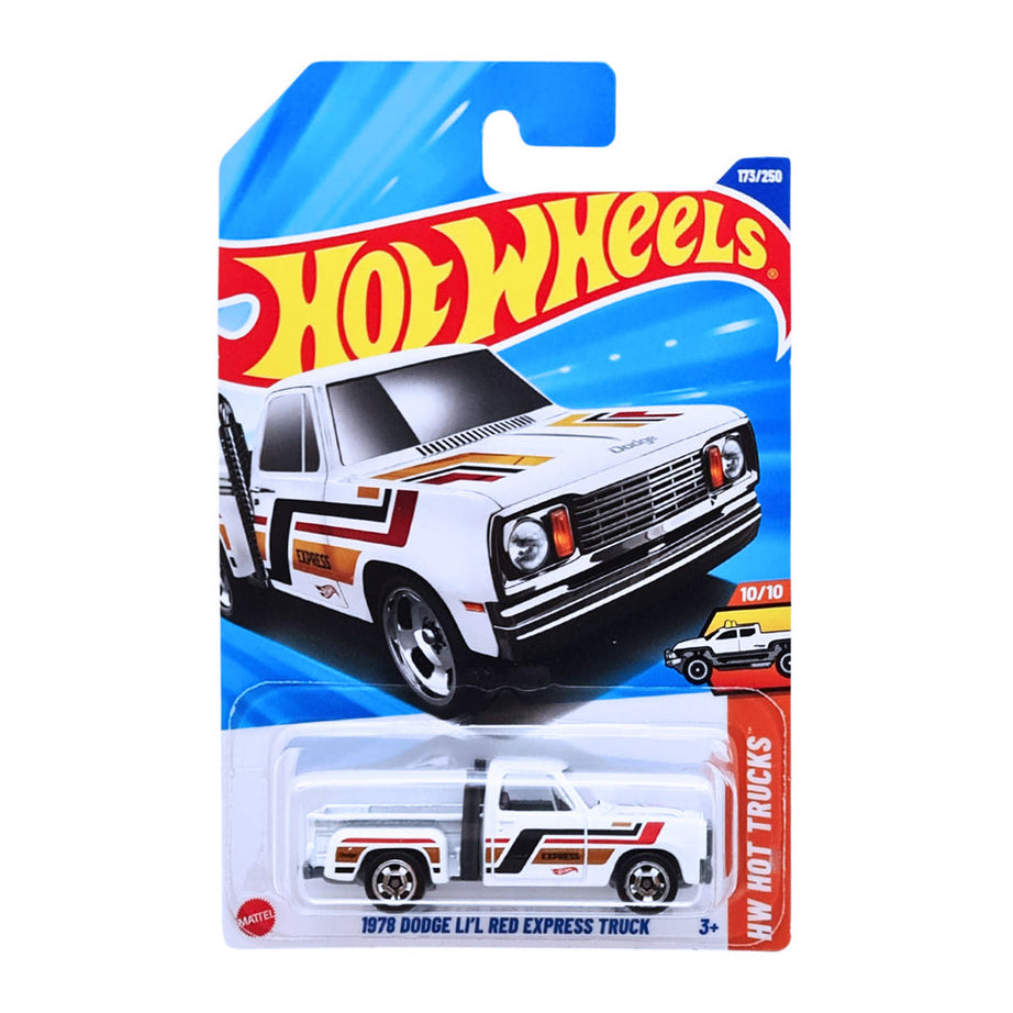Hot Wheels 1978 Dodge Li'l Red Express Truck | 2024 HW Hot Trucks Series 10/10 | Collectible Die-Cast | Minimee Kids India