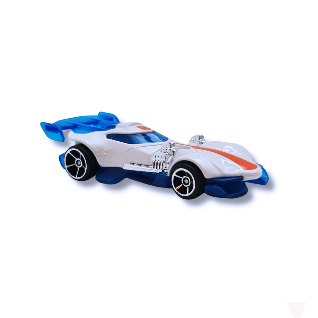 Hot Wheels Let’s Race Super Twin Mill (White & Blue Variant) – 2025 Mainline 19/250 – 1/5 Let’s Race Series – 1:64 Die-Cast – Netflix Hot Wheels: Let’s Race Edition