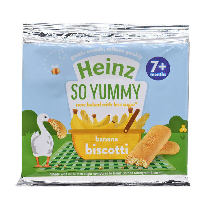 Heinz So Yummy Banana Biscotti for 7+ Months - 60g