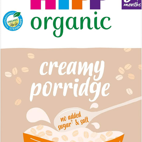 HiPP Organic Creamy Porridge for Babies 6 Months & Above | Smooth and Nutritious Baby Cereal | 160g - MINIMEE KIDS
