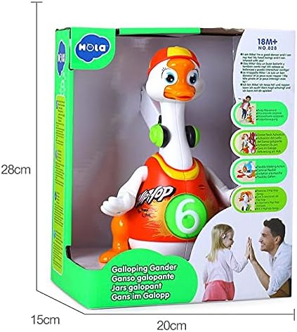Hola Dancing & Swinging Goose With Music & Lights Toy for Kids - MINIMEE KIDS