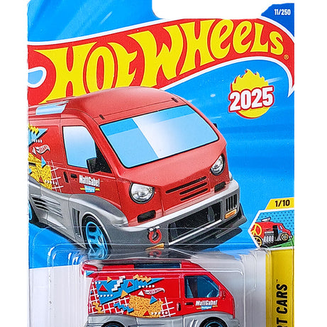 Hot Wheels Kei Swap (11/250), HW Art Cars Series (1/10), 2025 Mainline Collection, 1:64 Scale Die-Cast Van with "Manga" Graphics for Kids & Collectors Aged 3+