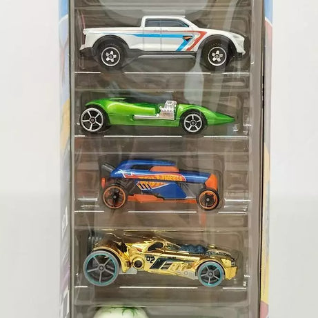 Hot Wheels HTV42 Let's Race 5-Pack of 1:64 Scale Die-Cast Vehicles | Netflix Series Edition