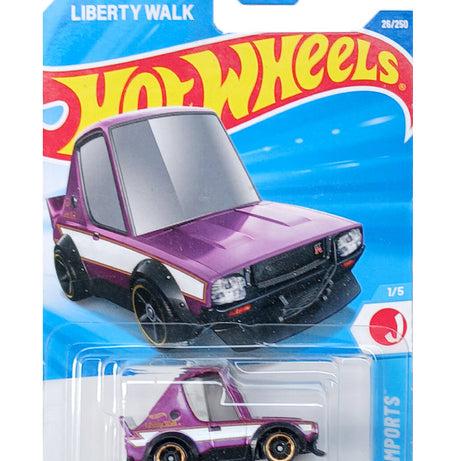 Hot Wheels Nissan Skyline 2000GT-R LBWK (26/250), HW J-Imports Series (1/5), Liberty Walk Custom, 1:64 Scale Die-Cast for Kids & Collectors Aged 3+