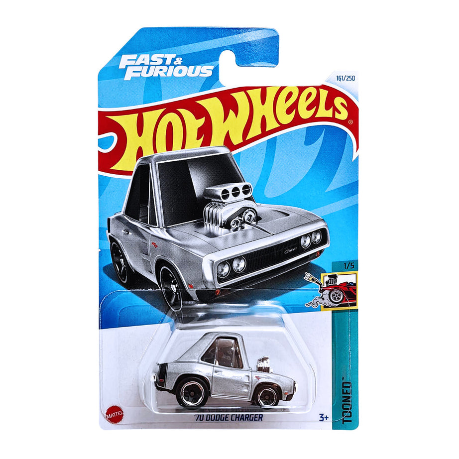 Hot Wheels Fast & Furious '70 Dodge Charger Tooned | Die-Cast Car for Ages 3+ | 161/250 Collector Edition