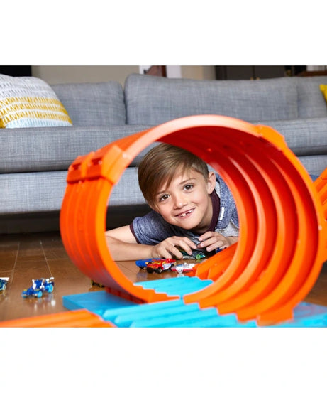 Hot Wheels Action Race Crate Unassembled 3-in-1 Track Playset for Ages 6+ Years